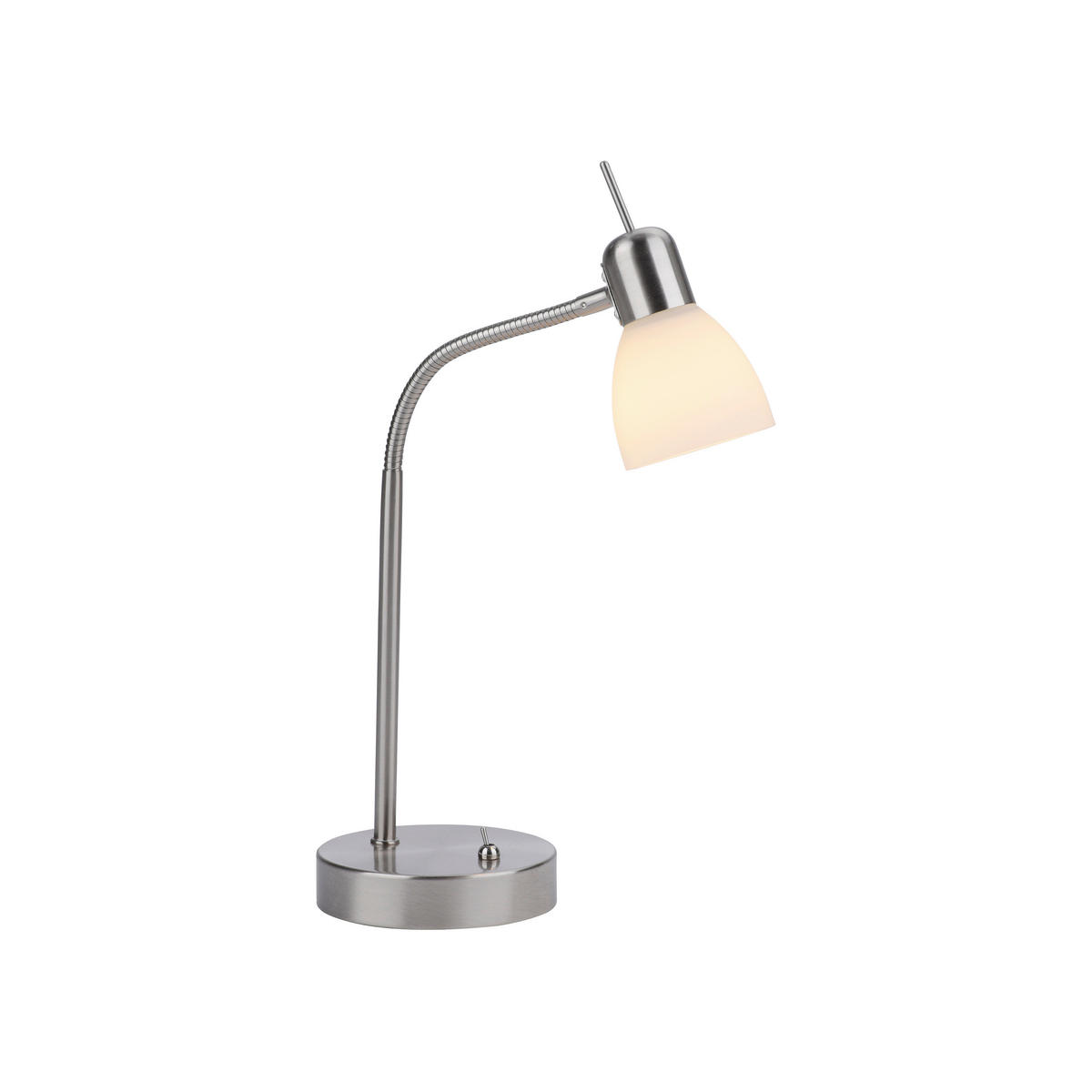 STONA LAMPA - boja nerđajućeg čelika, Osnovno, staklo/metal (25/25/47cm)