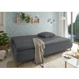 SCHLAFSOFA Webstoff Anthrazit  - Eichefarben/Anthrazit, Design, Kunststoff/Textil (202/94/104cm) - Carryhome