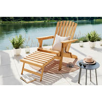 GARTEN-RELAXSESSEL 138/74/88 cm  - Akaziefarben, MODERN, Holz (138/74/88cm) - Ambia Garden
