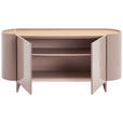 SIDEBOARD  160/75/45 cm  - Kaschmir/Eichefarben, Design, Holz/Holzwerkstoff (160/75/45cm) - Novel