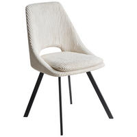 ŽIDLE, béžová - černá/béžová, Design, kov/textil (48/85/56cm) - Carryhome