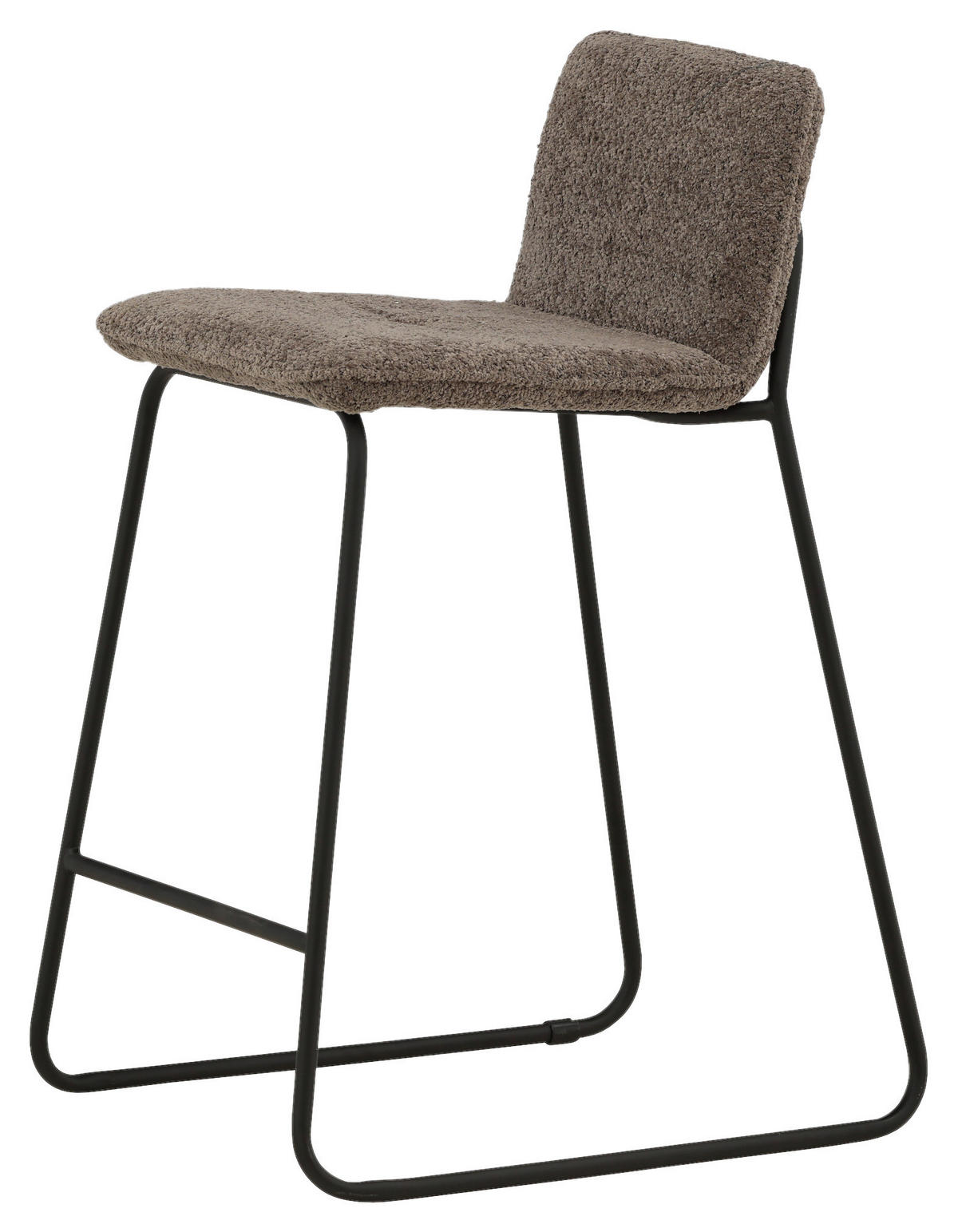 BARHOCKER-SET Schwarz, Dunkelgrau Stahl  - Dunkelgrau/Schwarz, Design, Kunststoff/Textil (41/84/50cm) - Livetastic