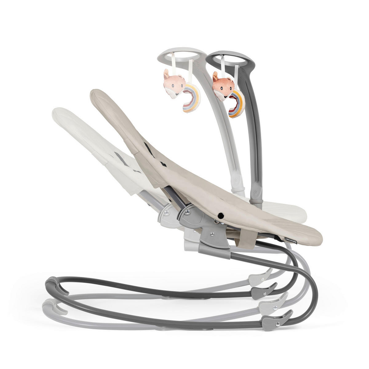 HOCHSTUHL-SET Sit N Relax 3in1  - Beige, Basics, Kunststoff/Textil (56/106/85cm) - Hauck