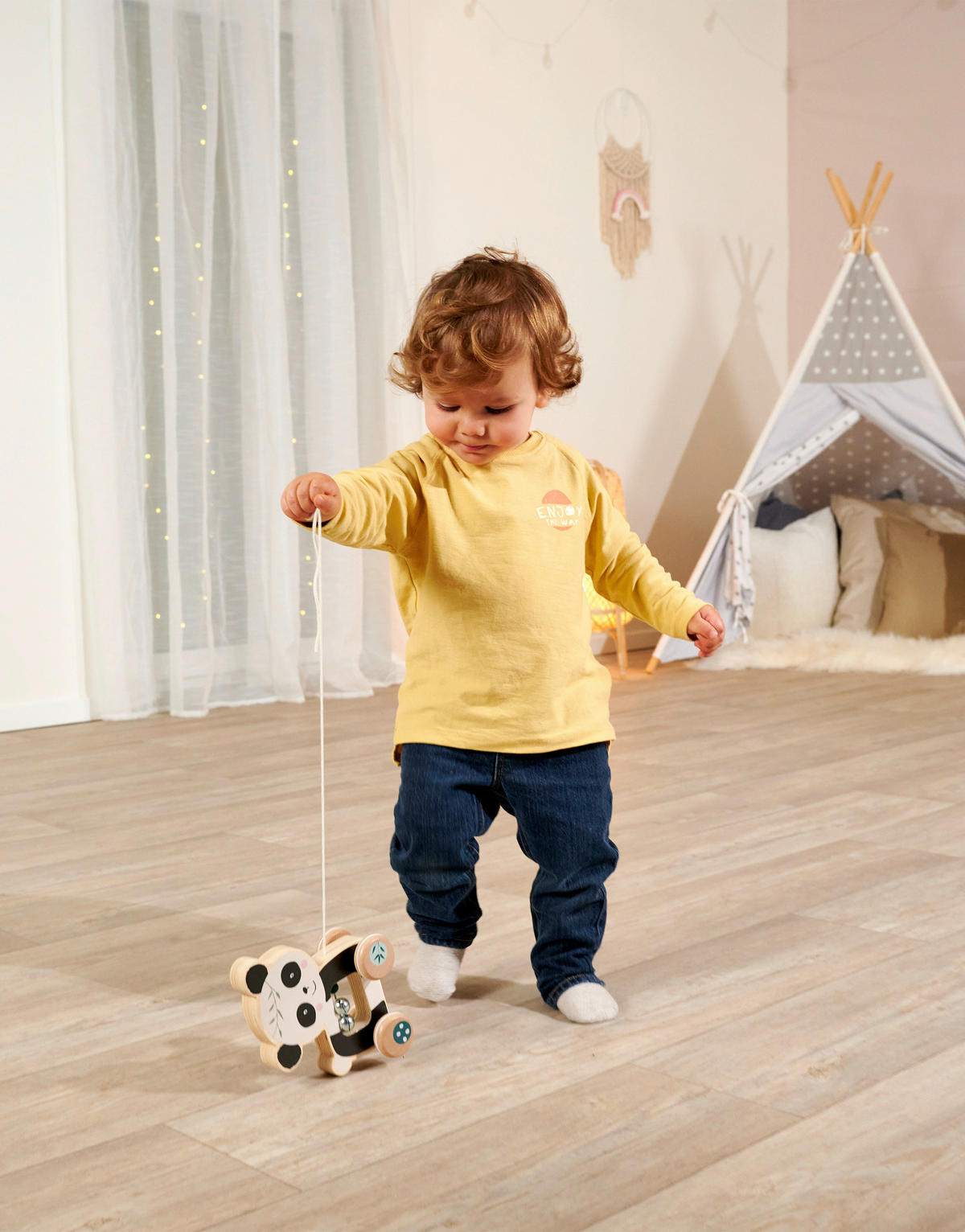 LERNSPIEL Panda  - Multicolor, Basics, Holz/Kunststoff (8/17/16,5cm) - Eichhorn