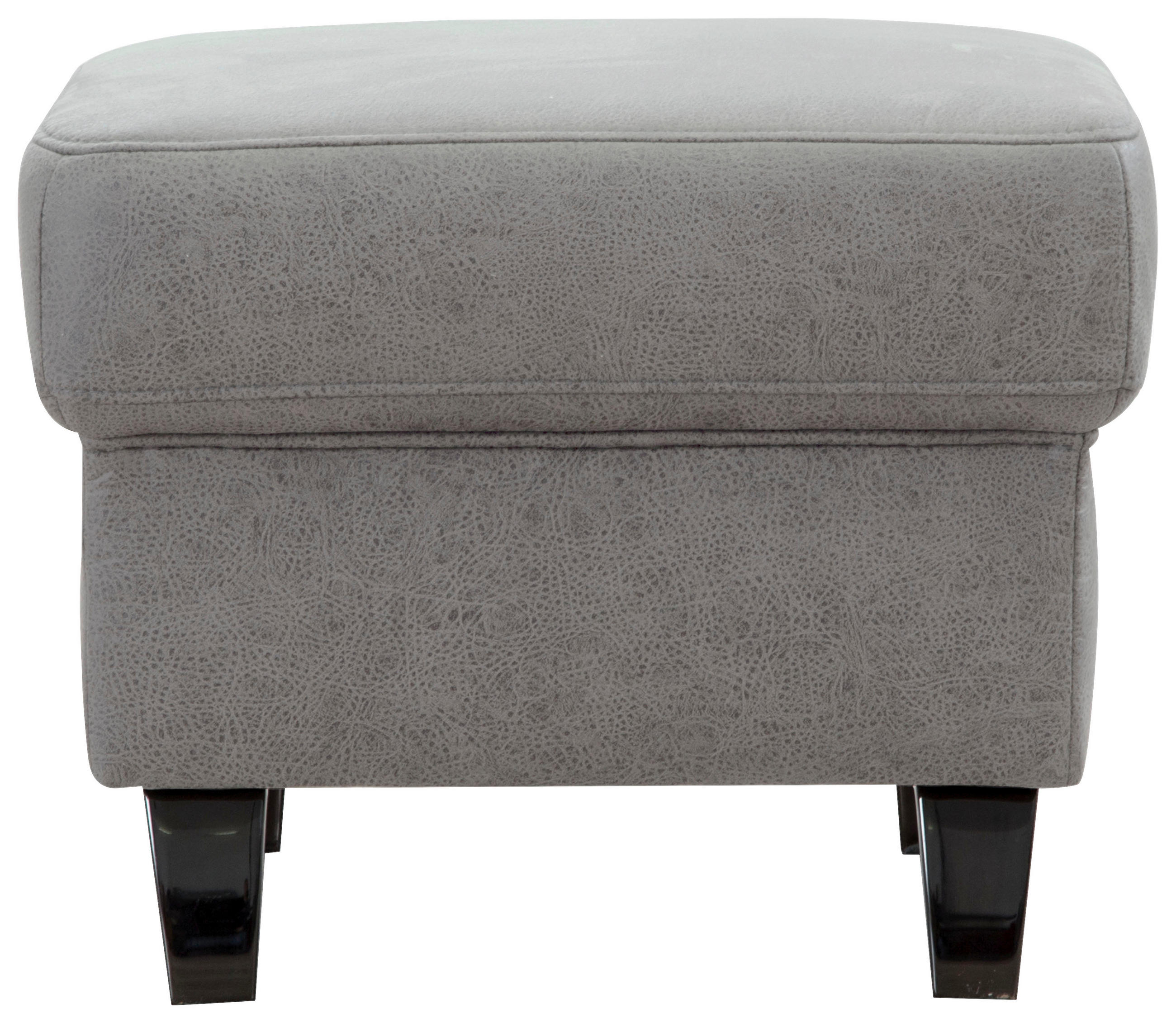 Thumbnail - Sit & More Hocker, Hellgrau, Textil, quadratisch, 58x48x58 cm, Goldenes M, Oeko-Tex® Standard 100, Made in Europe, DGM-K...
