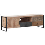LOWBOARD  in 165/50/43 cm  - Schwarz/Braun, Design, Holz/Holzwerkstoff (165/50/43cm) - Landscape