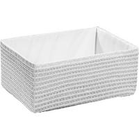 REGALKORB 36/26/16 cm   - Weiß, Basics, Kunststoff/Textil (36/26/16cm) - Landscape