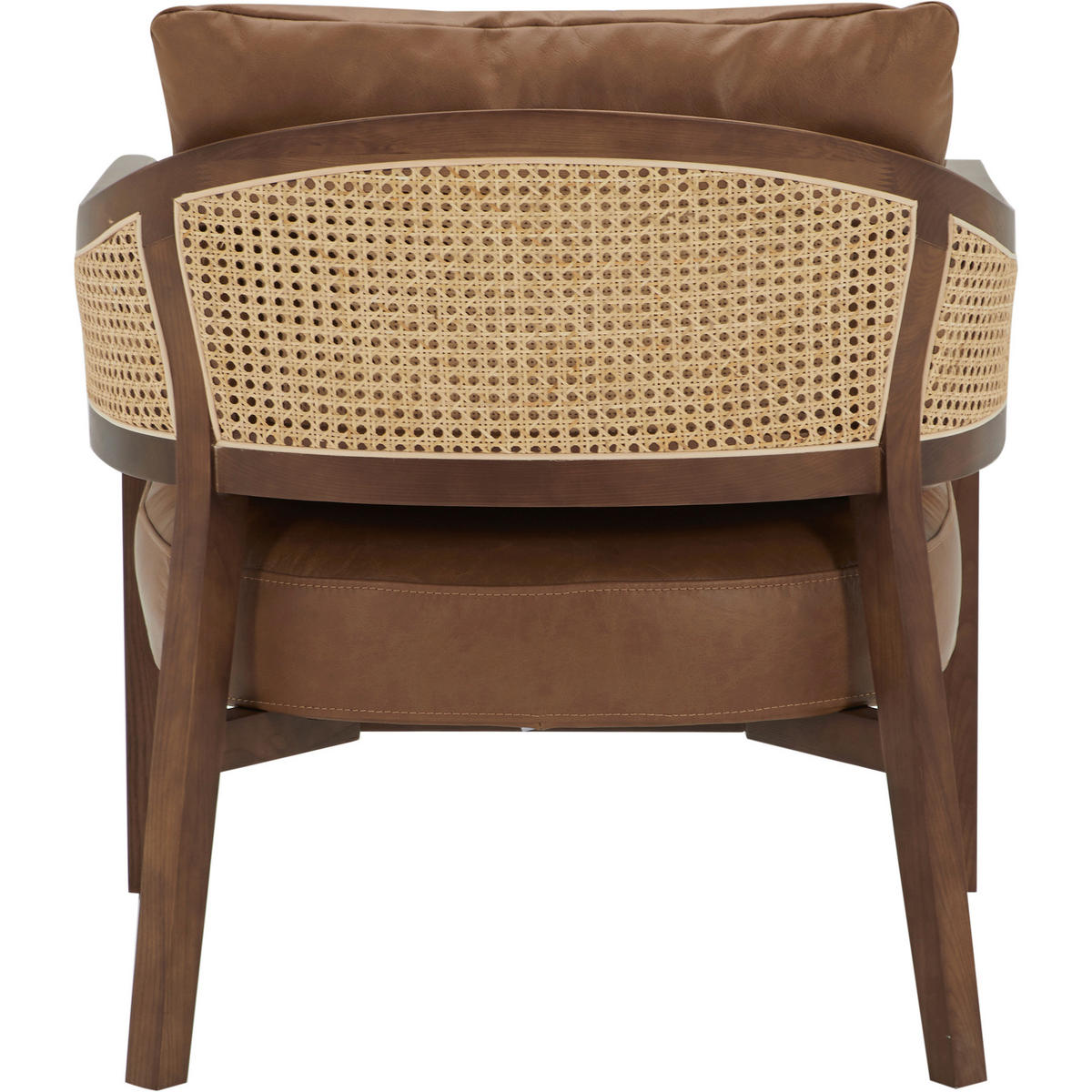 SESSEL Echtleder Braun    - Braun, LIFESTYLE, Leder/Holz (71/73/80cm) - Livetastic
