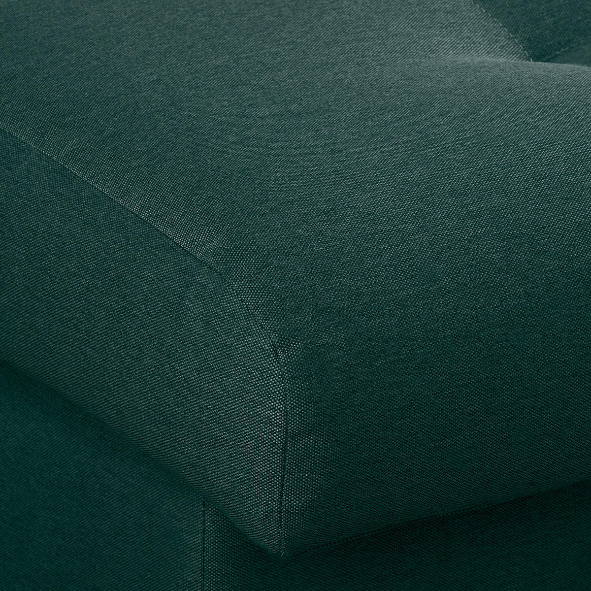ECKSOFA Naomi in Mikrofaser Petrol Rückenkissen  243/284 cm  - Petrol/Schwarz, Design, Kunststoff/Textil (243/284cm) - P & B