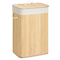 KÔŠ NA BIELIZEŇ, prírodná farba - prírodná farba, Basics, kov/kompozitné drevo (40/60/30cm)