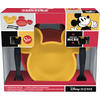 KINDERGESCHIRRSET Mickey Mouse 4-teilig  - Gelb/Schwarz, Basics, Kunststoff (24cm) - Disney