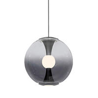 LED-PENDELLEUCHTE PURE Base-Glow 20/20/150 cm   - Grau, MODERN, Glas/Kunststoff (20/80-200cm) - Neuhaus PURE