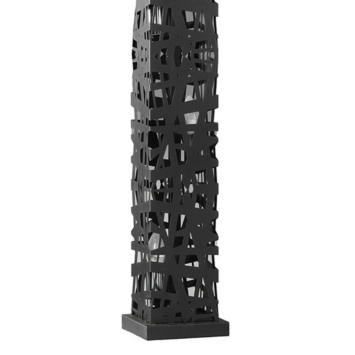 STEHLEUCHTE 22/153 cm    - Brombeere/Schwarz, Design, Metall (22/153cm)