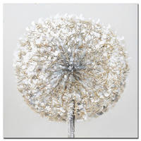 ÖLGEMÄLDE Abstraktes 55/55 cm  - Blau/Schwarz, Natur, Holz/Textil (55/55cm) - Monee