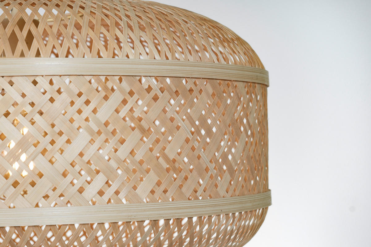 ZÁVĚSNÉ SVÍTIDLO, 50/25 cm  - přírodní barvy, Basics, přírodní materiály (50/25cm) - Good & Mojo