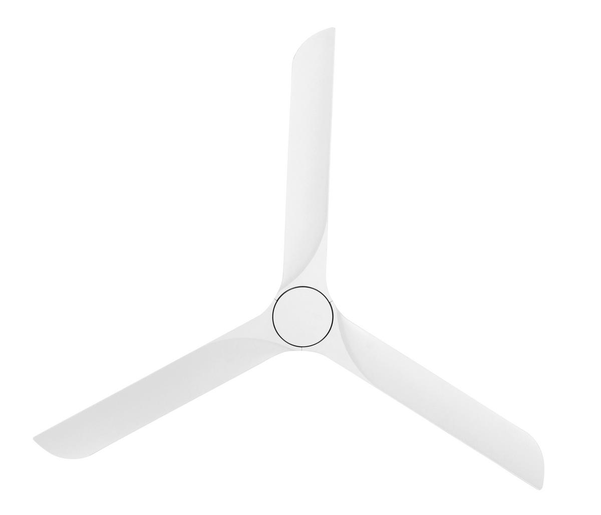 DECKENVENTILATOR - Weiß, Trend, Kunststoff (132cm) - P & B