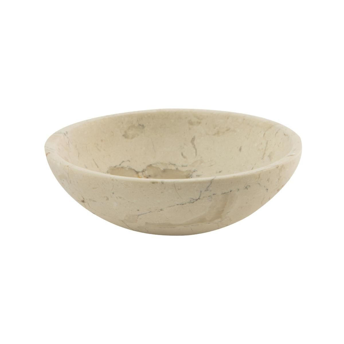 POSUDA ZA SAPUN  bež  kamen  LUXOR  - bež, Konvencionalno, kamen (12/4cm) - Aquanova