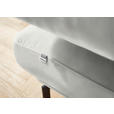 ECKSOFA in Chenille Ecru  224/305 cm  - Ecru/Schwarz, Design, Textil/Metall (224/305cm) - Dieter Knoll