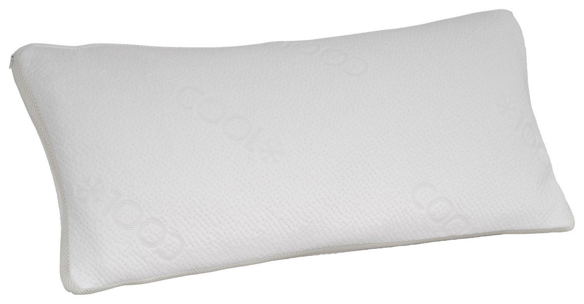 KOPFPOLSTER   - Weiß, Basics, Textil (80/12/40cm) - Boxxx