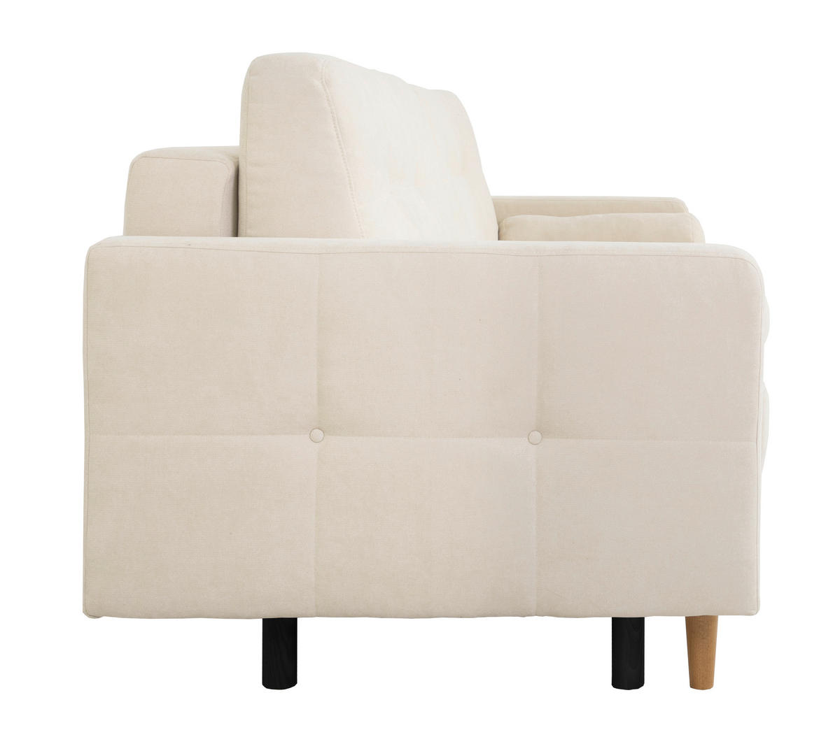 SCHLAFSOFA in Beige  - Beige/Buchefarben, Design, Holz/Textil (222/93/99cm) - MID.YOU