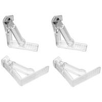 SPONA NA OBRUS, priehľadné - priehľadné, Basics, plast (6/6cm)