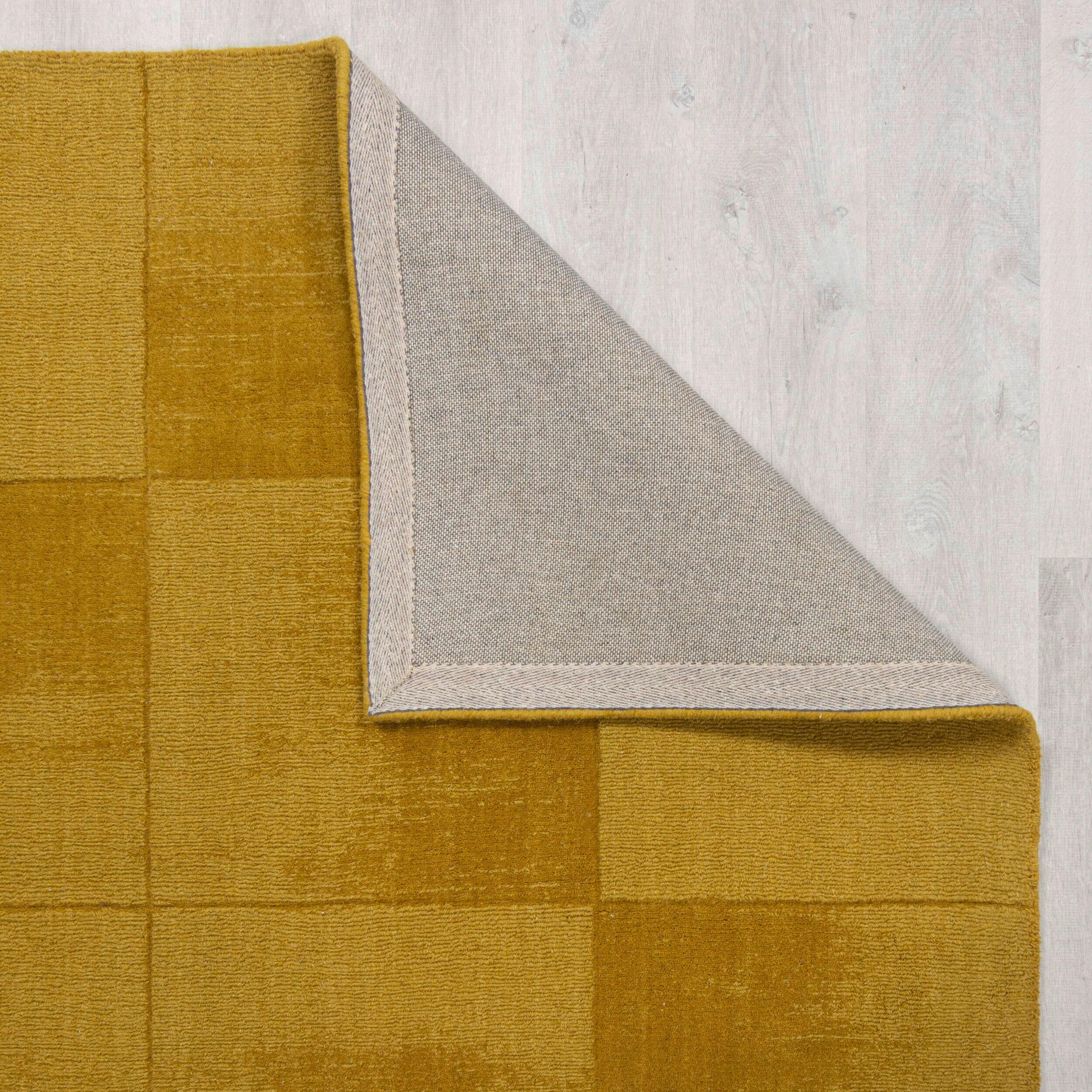 Thumbnail - Xora Wollteppich Demi, Gelb, Textil, Struktur, rechteckig, 120x170 cm, für Fußbodenheizung geeignet, in verschiedenen Gr...