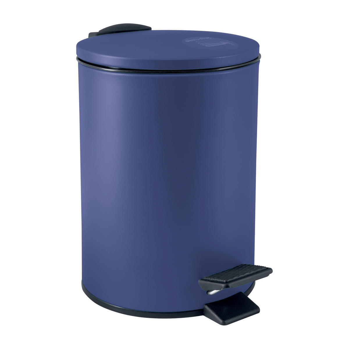 TRETEIMER ADELAR 3 L  - Blau/Schwarz, Basics, Kunststoff/Metall (16.80/16.80/22,8cm) - Spirella
