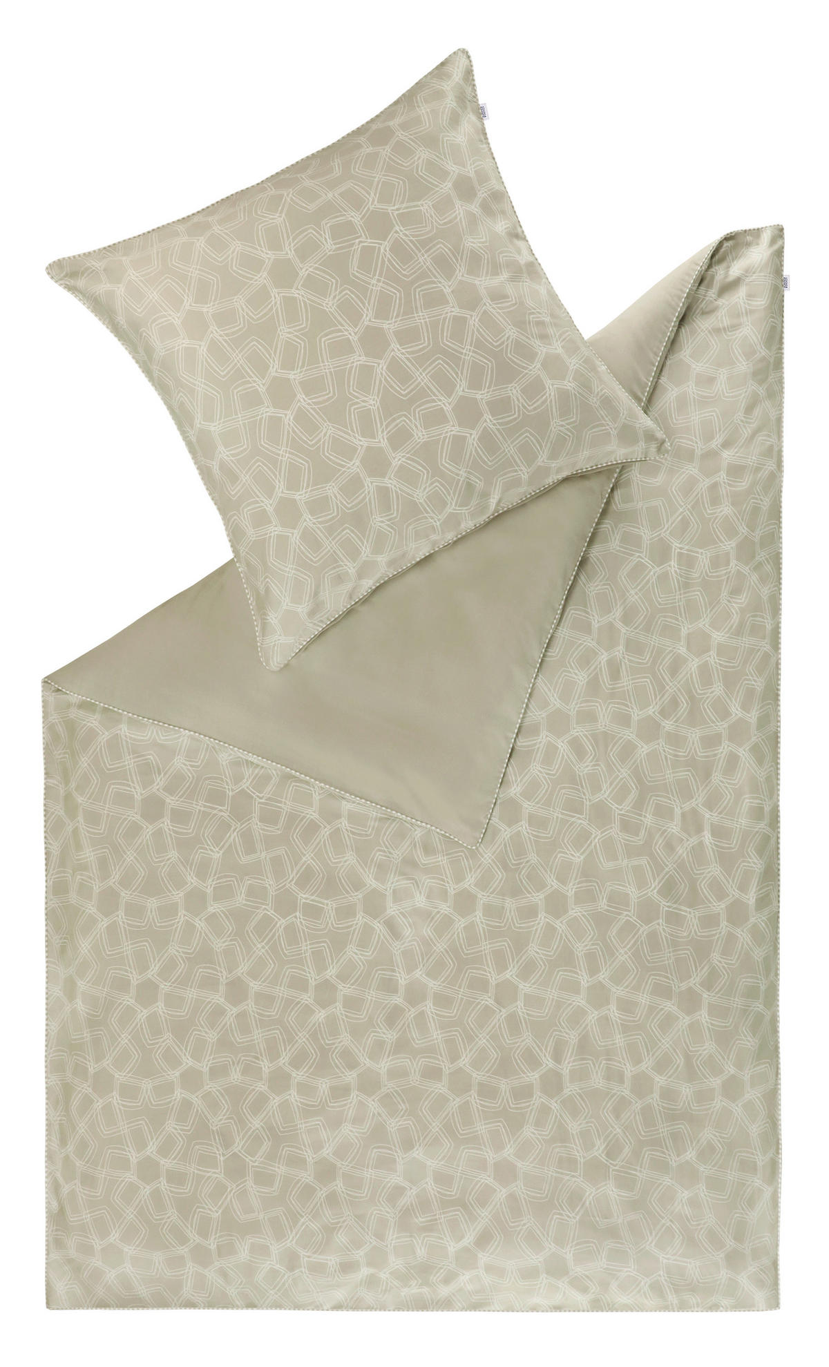 WENDEBETTWÄSCHE SW-Turn beige Satin 135/200 cm  - Beige/Creme, Design, Textil (135/200cm) - Schöner Wohnen