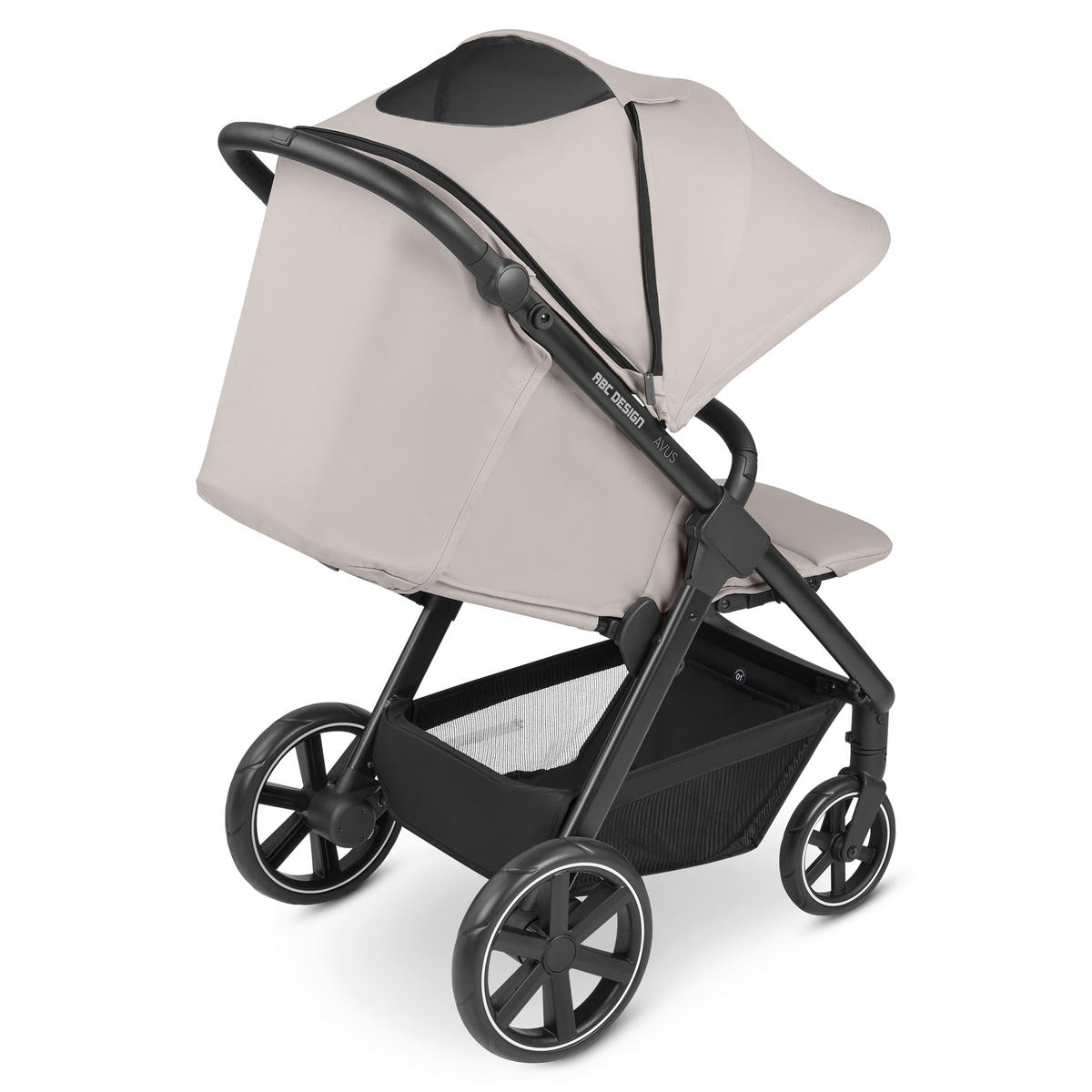 BUGGY AVUS  - Schwarz/Grau, Basics, Textil/Metall (46,5/23,5/72cm) - ABC Design