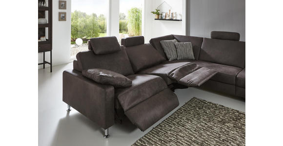 WOHNLANDSCHAFT in Textil Blau - Blau/Alufarben, Design, Textil/Metall (275/242cm) - Dieter Knoll