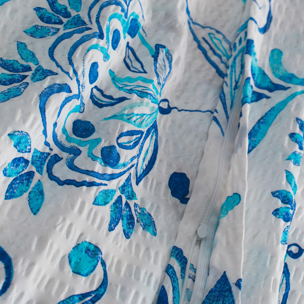 BETTWÄSCHE Seersucker 140/200 cm  - Blau, Basics, Textil (140/200cm) - Florella