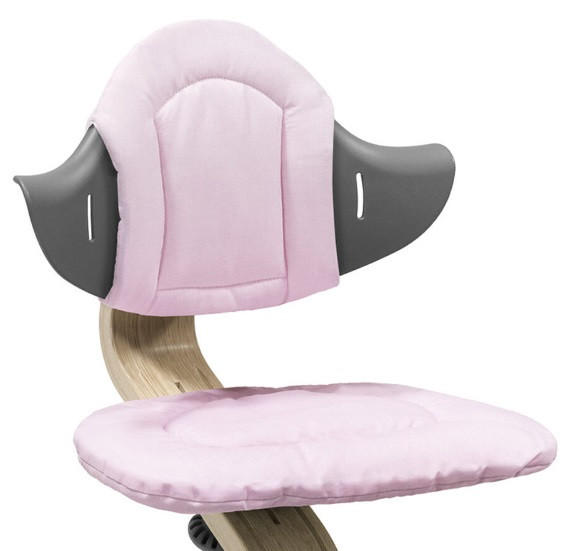 STOKKE NOMI KISSEN NOMI  - Dunkelgrau/Hellrosa, Basics, Textil (25/25/5,6cm) - Stokke