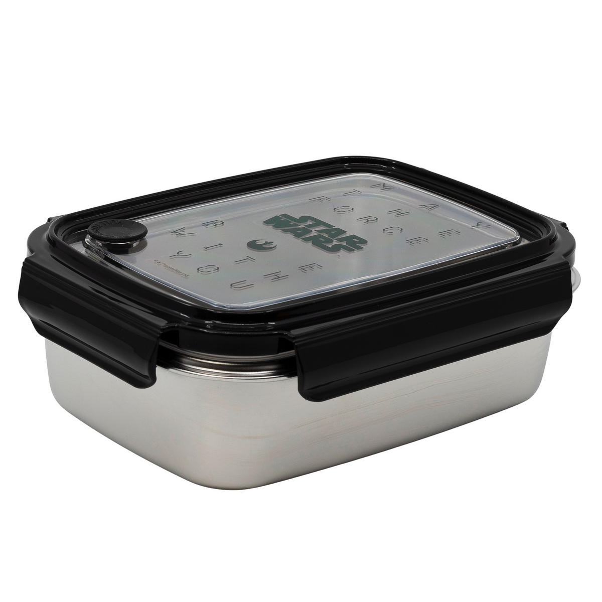 LUNCHBOX - Silberfarben/Schwarz, Basics, Metall (19/14/6cm) - Star Wars
