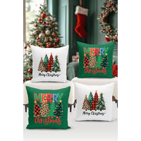 KISSENBEZUG-SET Artfchrst4-71 43/43 cm  - Multicolor, Basics, Textil (43/43cm) - X-Mas