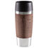 ISOLIERBECHER - Edelstahlfarben/Schwarz, Basics, Kunststoff/Metall (0,36l) - Emsa ISOLIERBECHER - Edelstahlfarben/Schwarz, Basics, Kunststoff/Metall (0,36l) - Emsa