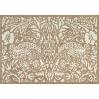 FUßMATTE 60/85 cm Pure Strawberry Thief Natural  - Blau, Design, Kunststoff/Textil (60/85cm) - wash+dry