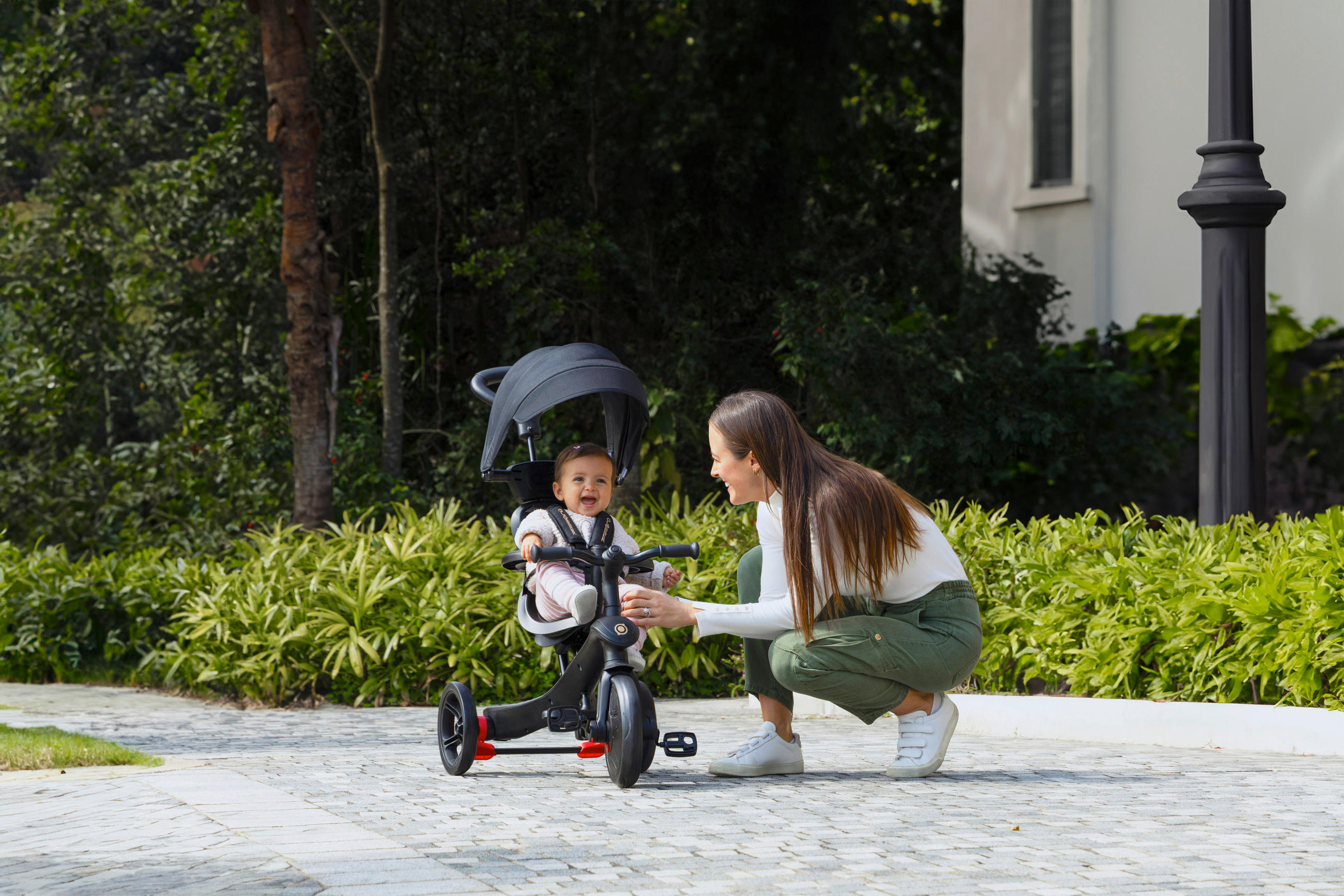 DREIRAD EXPLORER TRIKE 4in1  - Blau, Basics, Kunststoff (95/47/97.5cm) - GLOBBER