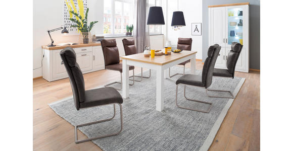 SIDEBOARD Brixen 183/85/50 cm 1 Schublade(n)  - Eichefarben/Schwarz, Basics, Holzwerkstoff/Metall (183/85/50cm) - Landscape