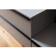 LOWBOARD  in 300/50/45 cm  - Anthrazit/Schwarz, Design, Holzwerkstoff/Metall (300/50/45cm) - Moderano