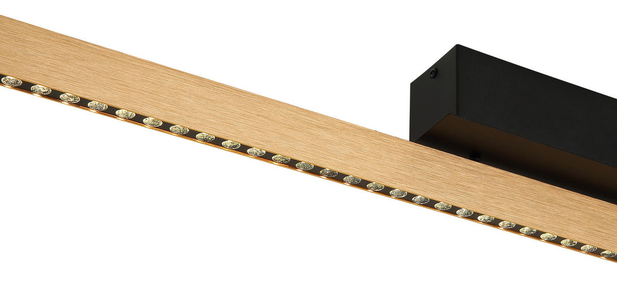 LED-HÄNGELEUCHTE 120/4/120 cm    - Schwarz/Kupferfarben, Konventionell, Metall (120/4/120cm) - Globo