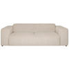 3-SITS SOFFA i manchester beige  - beige/svart, Design, textil/plast (247/75/104cm) - MID.YOU