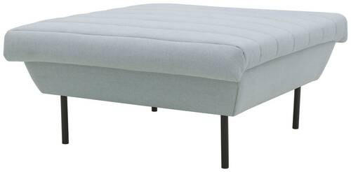 HOCKER Hellblau  - Schwarz/Hellblau, Design, Textil/Metall (90/45/105cm) - LOOKS by W.Joop