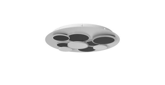 LED-DECKENLEUCHTE 46,8/6 cm - Schwarz/Weiß, Trend, Kunststoff/Metall (46,8/6cm) - Novel