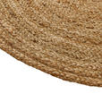 JUTETEPPICH 120 cm Agra Naturfarben  - Naturfarben, Natur, Textil (120cm) - Linea Natura