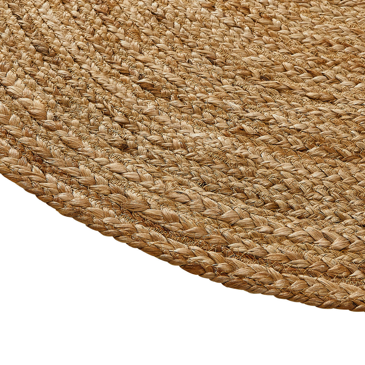 JUTETEPPICH 120 cm Agra Naturfarben  - Naturfarben, Natur, Textil (120cm) - Linea Natura