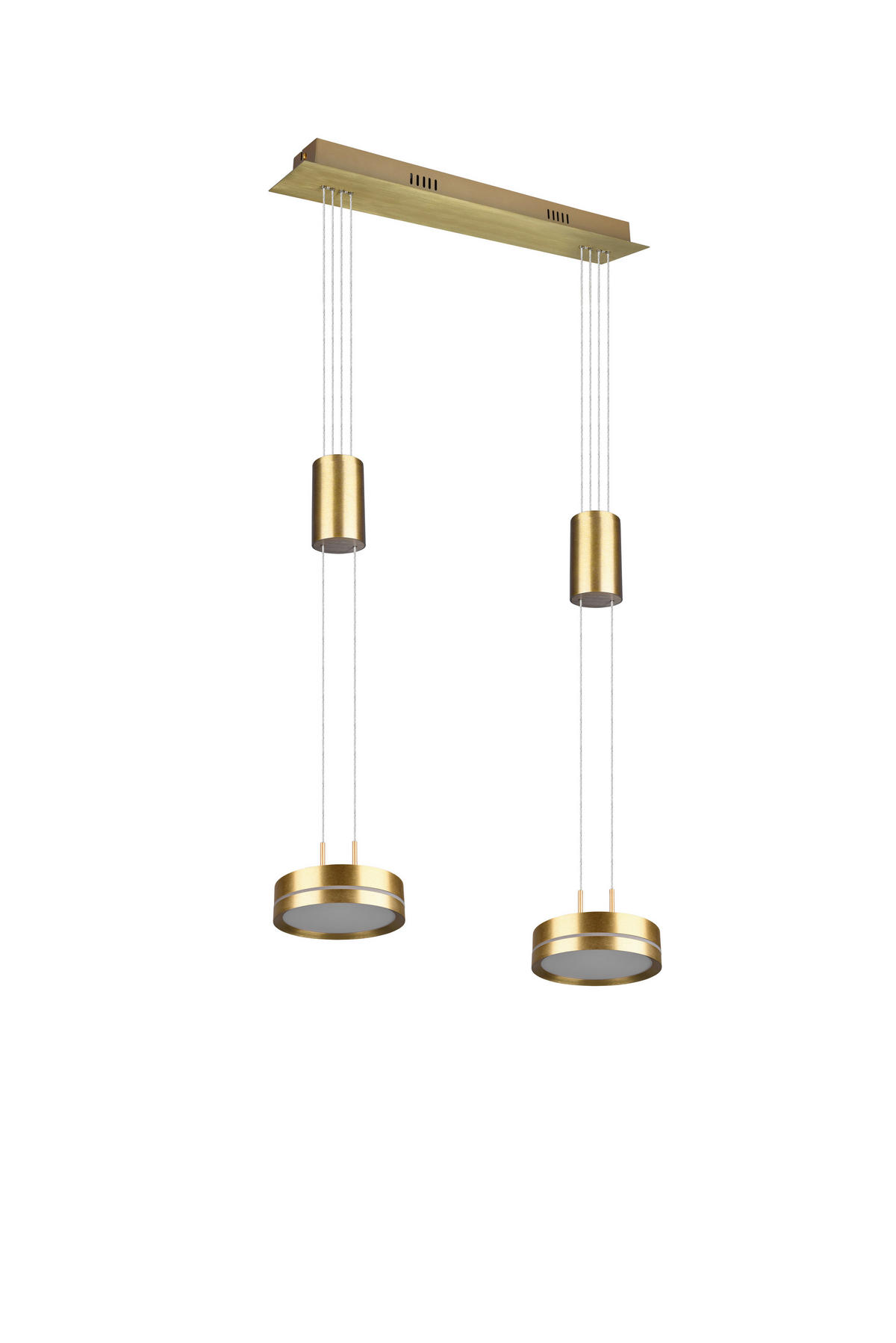 LED-HÄNGLAMPA 55/14/150 cm  - mässingsfärgad, Basics, metall (55/14/150cm) - Trio Leuchten