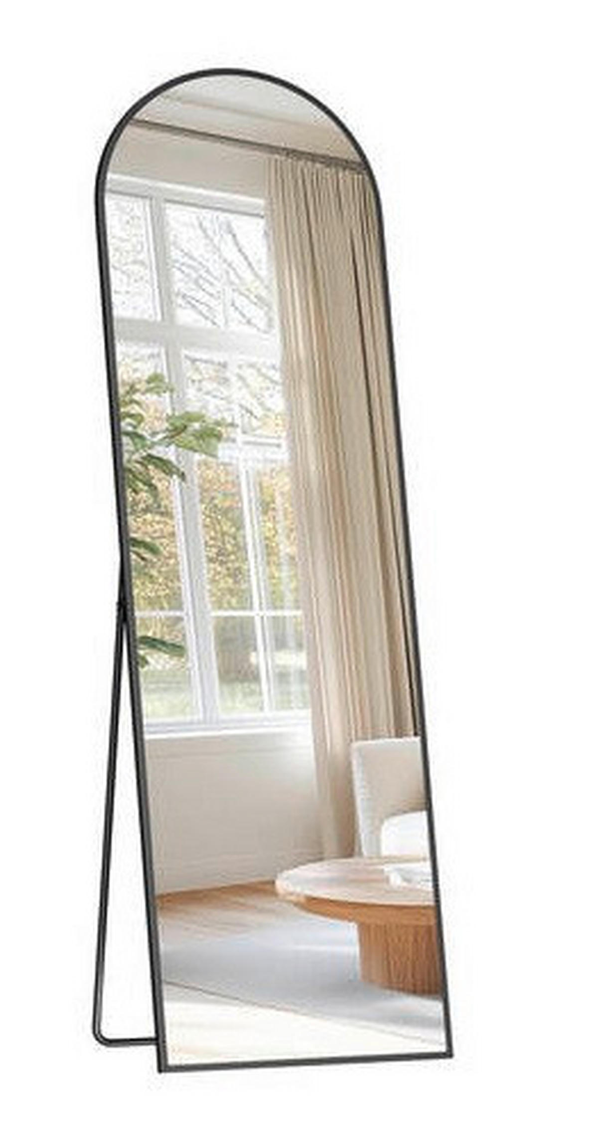 STANDSPIEGEL 40/150/29 cm  - Schwarz, Trend, Glas/Metall (40/150/29cm) - Boxxx