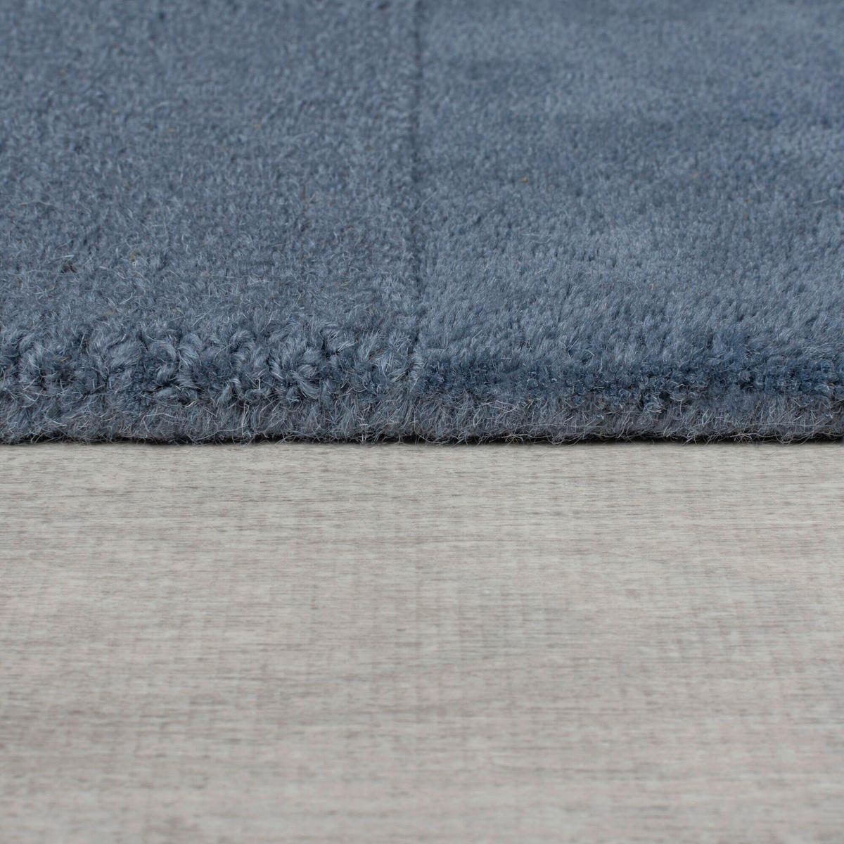HANDWEBTEPPICH 160/230 cm CHECKERBOARD Blau  - Blau, KONVENTIONELL, Textil (160/230cm)