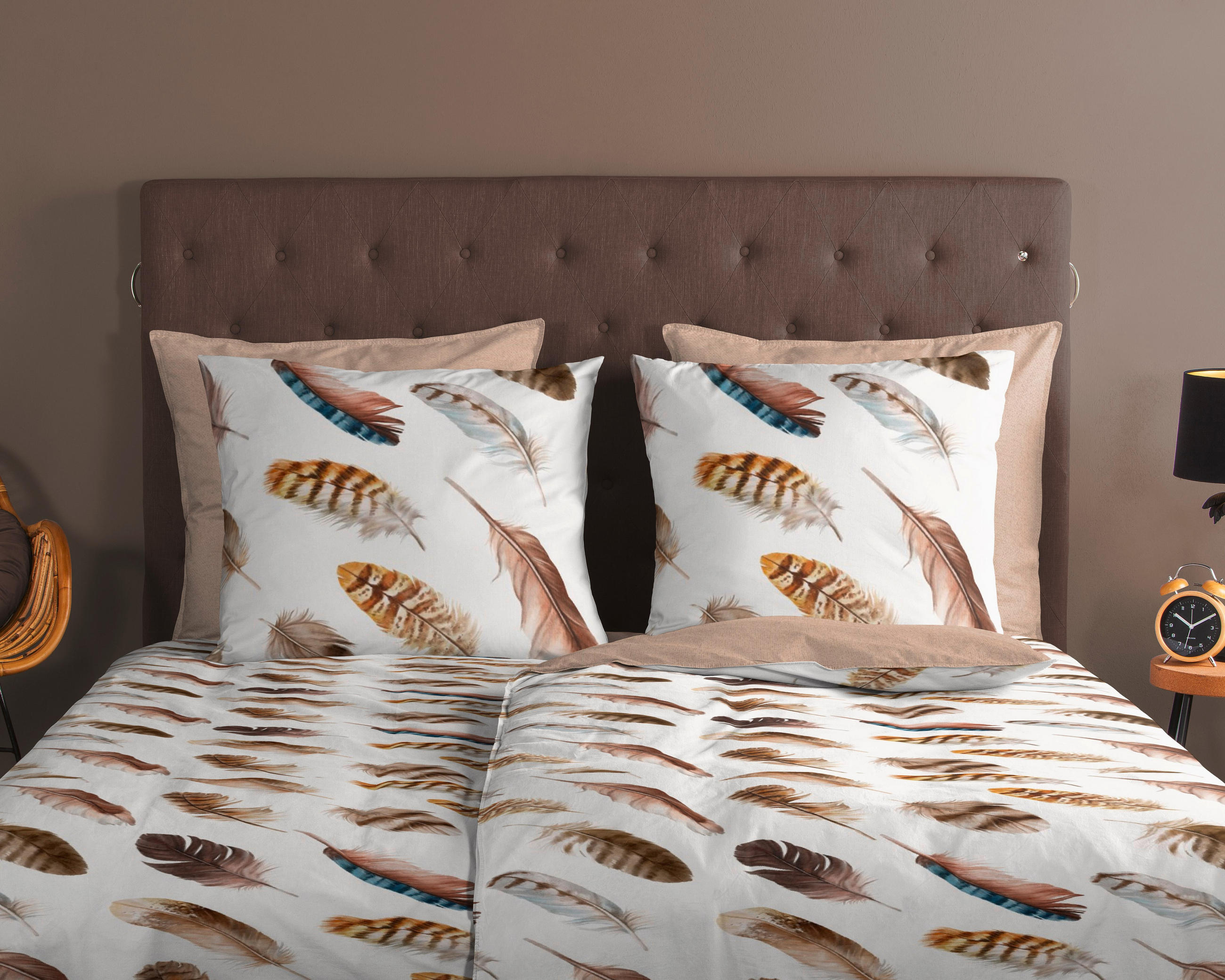 BETTWÄSCHE Good Morning Renforcé 140/200 cm  - Sandfarben/Ecru, KONVENTIONELL, Textil (140/200cm)