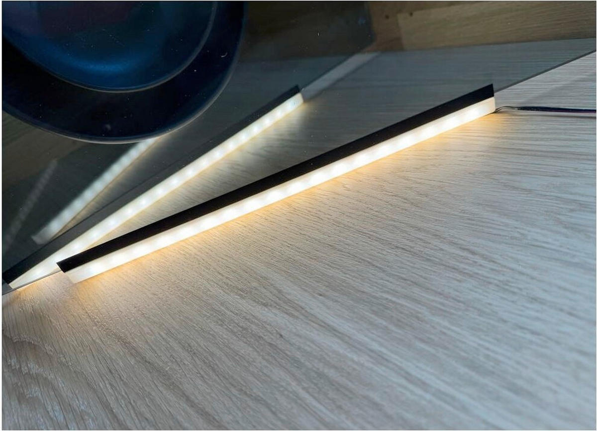 EINLEGEBODENBELEUCHTUNG  - Schwarz, Design (32/1/1cm) - Livetastic